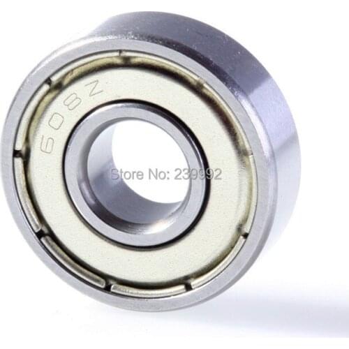 12 pcs of LM8UU Linear Ball Bearing and 6 pcs of 608ZZ Deep Groove Ball Bearing for Reprap Rostock Mini Delta Kossel 3d Printer