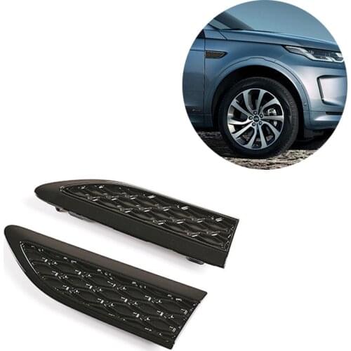 2pcs ABS Hood Air Vent Outlet Wing Trim For Land Rover Discovery Sport 2015-2019 External Chromium Styling Accessories