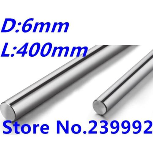 6mm rod shaft WCS 6mm linear shaft 400mm chrome plated linear motion guide rail round rod cnc parts