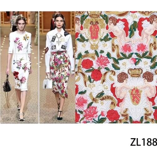 African lace fabric 2018 high quality lace cotton african french lace fabric,african lace fabric applique 5 yard/lot