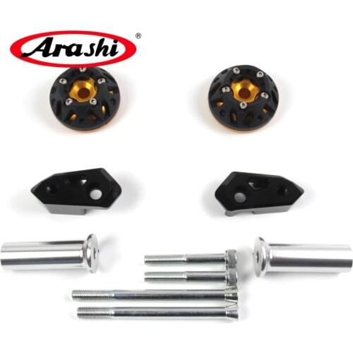 ARASHI 1Set Motorcycle Engine Protector Protective Cover For KAWASAKI Z1000 Z 1000 10-16 Engine Slider Crash Stator Guard Pad