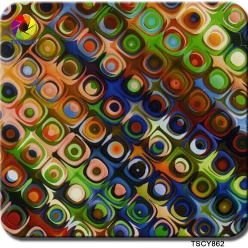 Free Shipping CSCY862 0.5M*10M Cartoon Pattern Hydrographic Films hydro dipping film