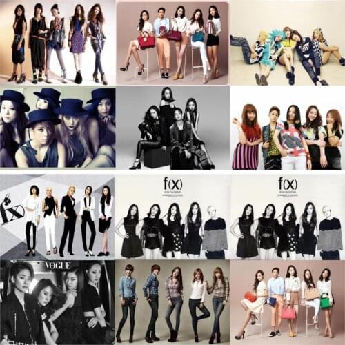 F(x) Posters K-POP Wall Stickers White Coated Paper Prints High Definition Home Decoration Livingroom free shipping