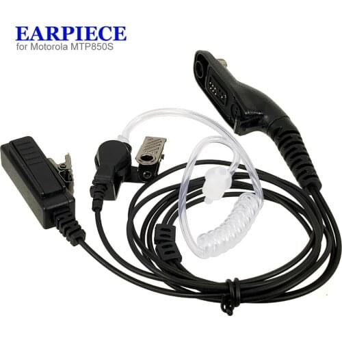 Air Tube Headset Mic for Motorola P8200 P8268 MTP6550 MTP850S APX4000 APX2000 APX6000 DP4800 DP XIR Walkie Talkie