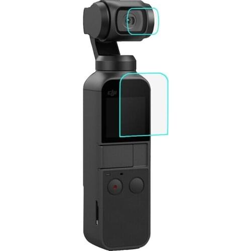 HD Tempered Glass Lens Protector & Screen Film 0.3mm Ultra Thin for DJI OSMO Pocket Gimbal