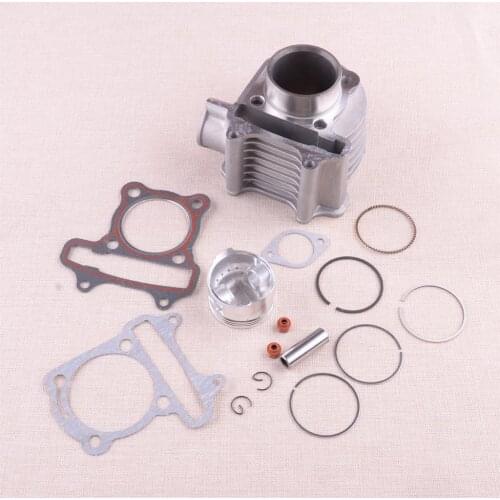 Big Bore 50mm Cylinder Kit With Piston Ring Pin Fit for 139QMB GY6 50cc 80cc 100cc Scooter Moped Parts Motorcycle Accessories