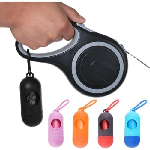 1pcs Bullet Shape Dog Garbage Box 1pcs Pet Garbage Bag Dispenser Waste DispPoop Bags Set Pets Accessories for Animals Products