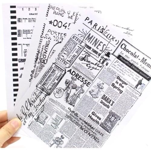 KSCRAFT 3pc Vintage Vellum Paper Stickers for Scrapbooking Happy Planner/Card Making/Journaling Project