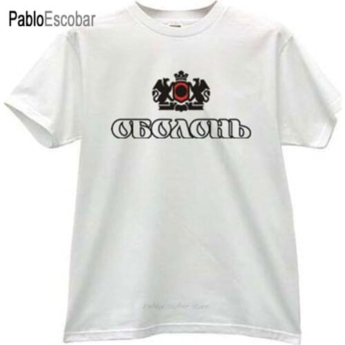 Fashion t-shirt men cotton t shirt OBOLON - Popular Ukrainian Beer T-shirt brand tee-shirt male summer tops