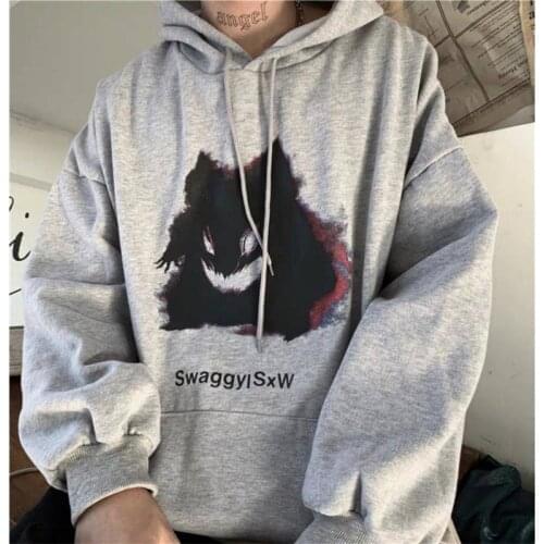 Mens Pokemon Hoodies Sweatshirt Streetwear Hoody Pullover Cartoon Hooded Sweatshirts Men Winter Fleece Pokemon Male Hoodie Males