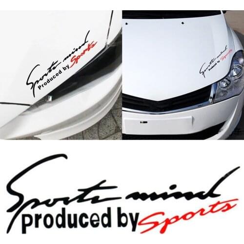 Auto DIY Decal Car Accessories Styling Sports Mind Car Stickers Sports Mind Produced by Sport Decoration Car Eyelids Decal Vinyl