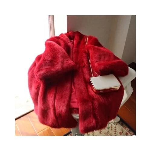 New Style High-end Fashion Women Faux Fur Coat 17S9