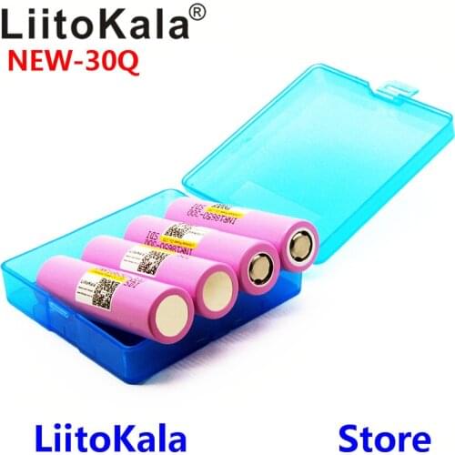 NEW 100% original Liitokala 18650 3000 mah Rechargeable batteries INR18650 30Q lithium battery