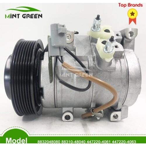 BRAND NEW 10S17C AC Compressor for Toyota Camry Highlander Solara 2.4L 447220-4062 8832048080 88310-48040 447220-4061 7PK