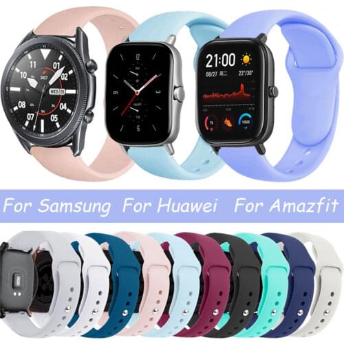 Correa For Huami Amazfit strap gts2 Mini Strap gts 2 gtr 47mm 42mm replacement SmartWatch Bracelet 20mm watch Strap Amazfit Bip