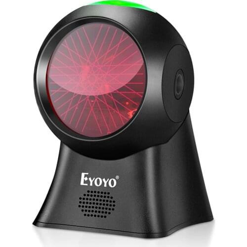 Eyoyo 1D Barcode Scanner USB Wired Platform Barcode Reader Scanner with Automatic Sensing Scanning for Warehouse