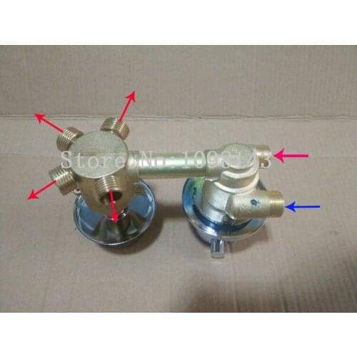 4 Ways Thermostatic shower faucet valve, Bathroom faucet mixer brass, Thermostatic mixing valve faucet temperature control