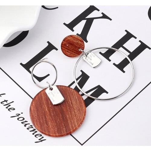 TONGKWOK Bohemia Exaggeration Dangle Earrings For Women Silk Thread Tassel Metal Long Chandelier Earrings #139924