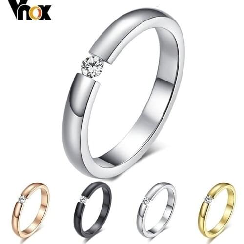 VNOX Rings With Cubic Zirkonia For Women