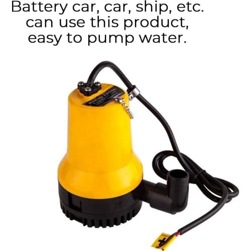 12V/24V 50W 4500L/H 5m DC Water Pump Solar Brushless Motor Water Circulation Submersible Pump Irrigation Fountain Fish Pond