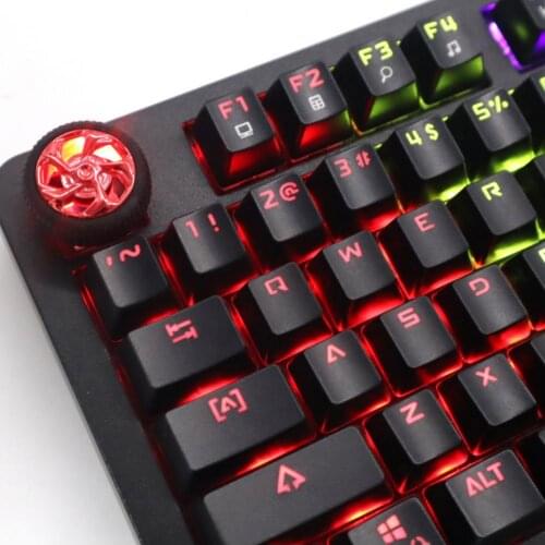 Backlight Rotatable Keycap Relief Hot Wheel Shape ESC Keycap Mechanical Keyboard Replacement Key-Cap for Game Players