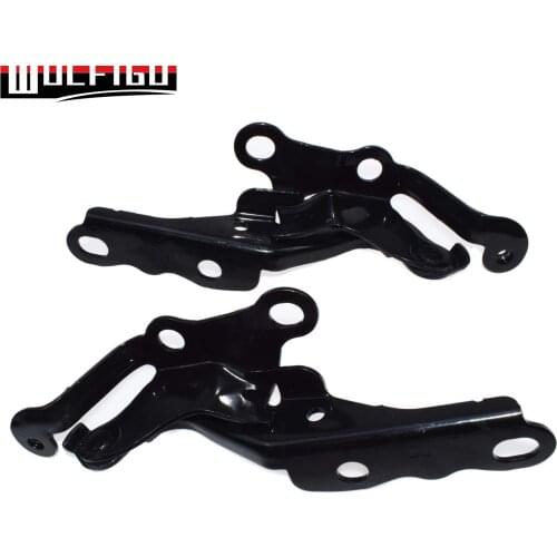 WOLFIGO New Pair Driver & Passenger Side Hood Hinge Set 2PCS For 2003-2008 Toyota Corolla Matrix 53410-12410,53420-12330