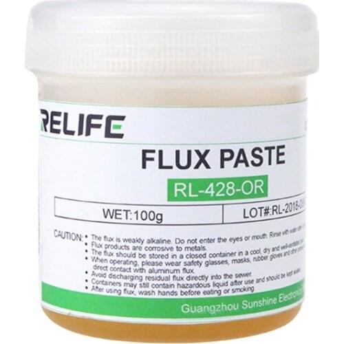100g High Quality Solder Paste Flux RL-428-OR High Viscosity Imported Rosin Welding Flux for Phone BGA SMD PCB Reballing Tools