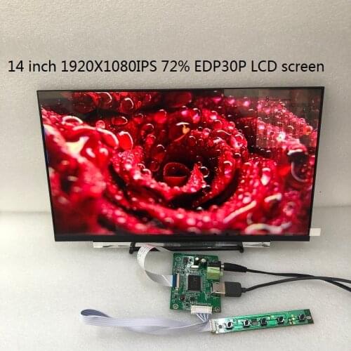 14 inch 1920x1080ips LCD monitor LCD module HDMI eDP30-pin controller board