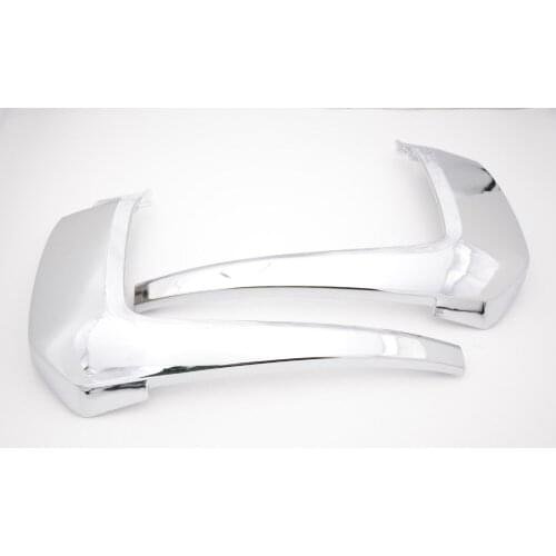 2 Pcs/Pair Front Bumper Middle Chrome Molding Cover For Mitsubishi Outlander 2016