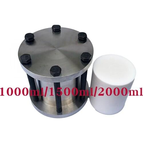 2000ml Hydrothermal Autoclave Reactor w/ PTFE Chamber Hydrothermal Synthesis