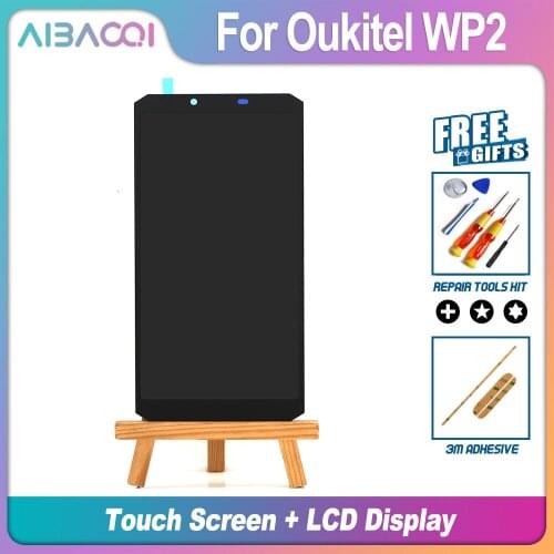 AiBaoQi Brand New Touch Screen+LCD Display Assembly Replacement For Oukitel WP2 Phone