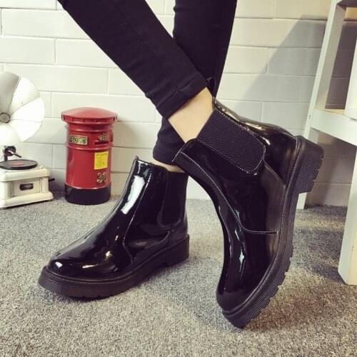 Platform Ankle Boots Chunky Heel Platform Boots Luxury Brand Designer Chelsea Boots Women Martin Boots Combat Boots for Women