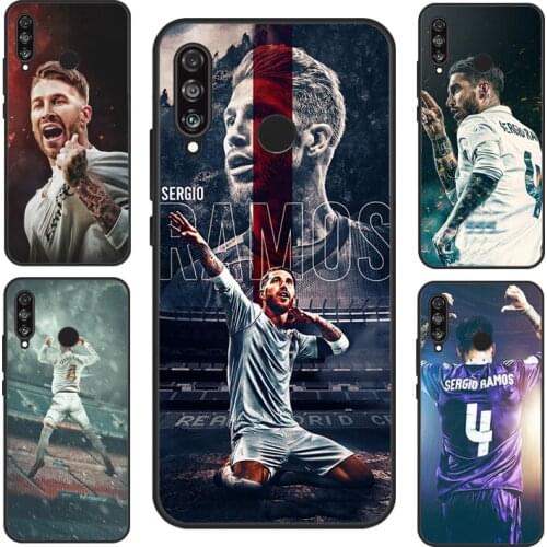 Sergio Ramos Fanart design For Huawei P20 Lite P30 P40 Pro P Smart 2019 2021 Nova 5T Case For Honor 10i 20 8A 8X 9X