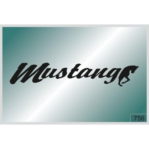 For MUSTANG 4 -2 pcs. stickers HIGH QUALITY DECALS different colors 756