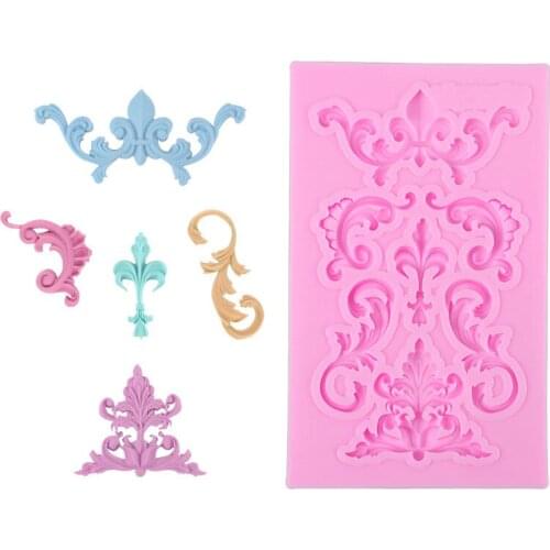 European Vintage Lace Border Sugarcraft Fondant Molds Silicone Mold Cake Decorating Tools Mold 1789