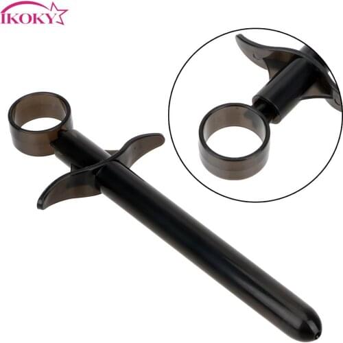 IKOKY 10ML Anal Clean Tools Sex Toys For Men Women Inject lubricant Lubricant Injector Anal Plug Oil Launcher