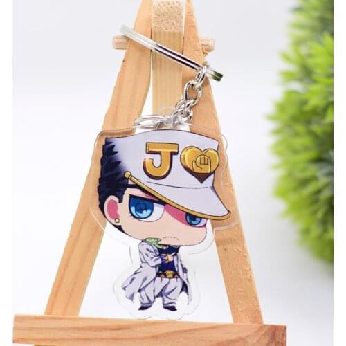 JoJos Bizarre Adventure Keychain Hot Anime Keyring WL0469