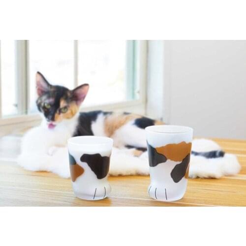 Cat Paw Shape Mug Creative Glass Water Milk Tea Coffee Yogurt Mug Best Cup Portable House Kid Gift For Women Lovers Home