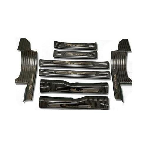 Stainless Steel Rear Bumper Car Door Cover Inside And Outside Sill Plate For Mitsubishi Outlander 2016 2017 2018 Car Styling