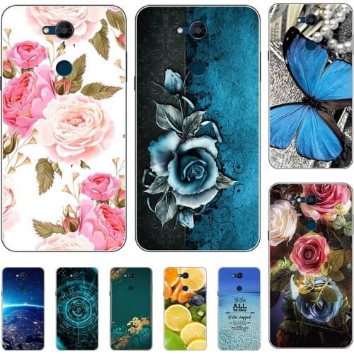 Fashion Flower Case For LG X Power 3 XPower 3 LG X5 2018 LM-X510 Cover Soft Silicone Cat Printing Capa Back Coque