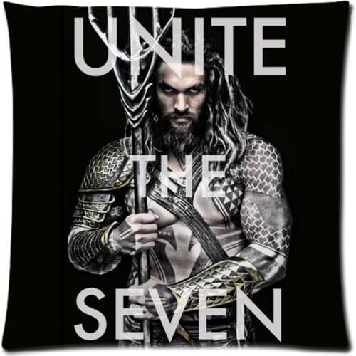 Jason Momoa Cushion Cover Customized Throw Pillowcase Waist Pillow Cover Home Sofa Car Decor 45x45cm Drop Shipping