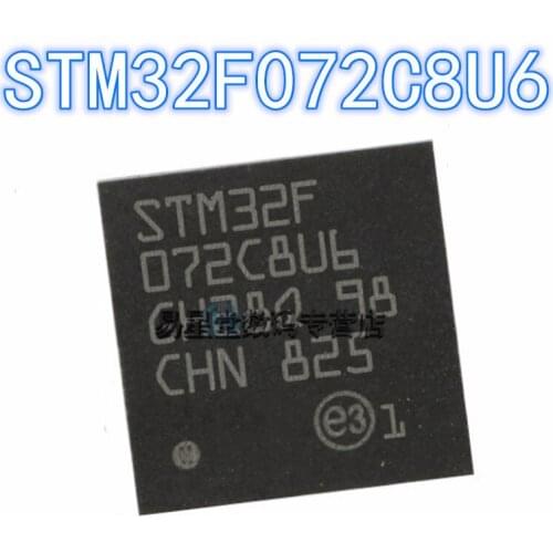 1PCS-5PCS 100% new original authentic STM32F072C8U6 QFN-48 32F072C8U6 QFN48 32-bit microcontroller chip