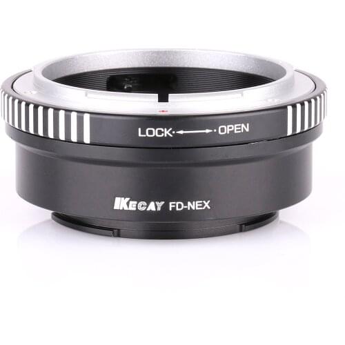 KECAY FD-NEX Camera Lens Adapter Ring For Canon FD Lens to for Sony NEX E-mount Camera Body NEX NEX3 NEX5 NEX5N NEX7 4