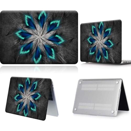 Peacock Tail Feather Laptop Replace Cover Case For Apple Macbook 12/Air 11 13 A2337/Pro 13(A2251 A2289) 15 16 /Pro 13 A2338