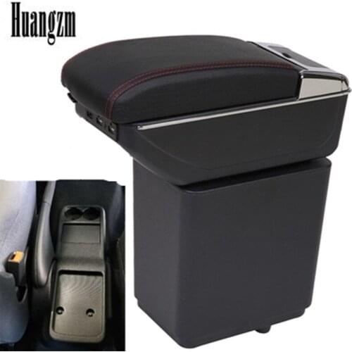 For Citroen Berlingo armrest box universal car center console caja modification accessories double raised with USB