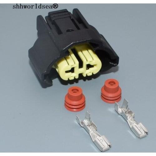 Shhworldsea 2 pin car fog lamps connector FOR H11 M6 plug auto waterproof connector plug for Mazda for Toyota for Honda