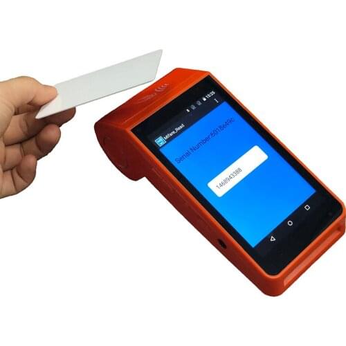 13% OFF Android Handheld Smart POS Terminal With Printer Supports NFC E-wallet Payment and 1D/2D Scanning