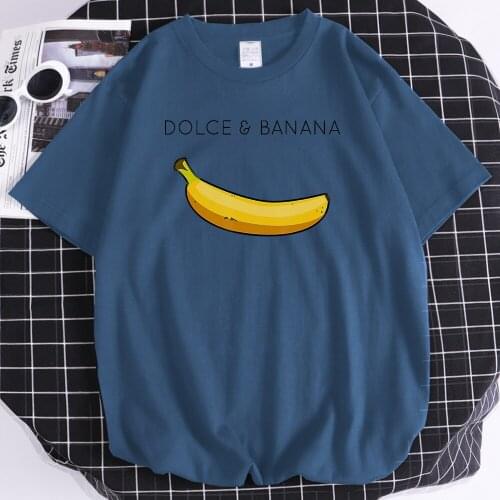 Ripe Good-Tasting Banana Printed Mens T Shirts Simplicity Vintage T-Shirt Cool Oversized Tshirt Creativity Casual Men Tees Shirt