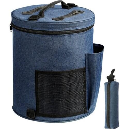 Knitting Needles Yarn Tote Storage Bag For Wool Balls Crochet Hooks DIY Household Organizer Sewing Tools Accessories Pencil Case