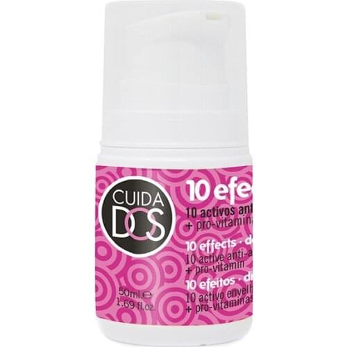 Care facial cream 10 effects with SPF15. 10 anti-ageing assets + pro-vitamins. Anti-aging. Hydrates, softens-50 ml